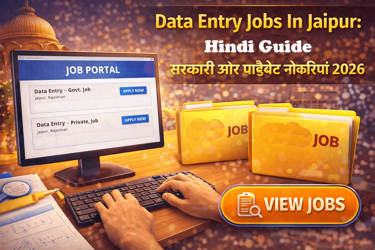 Data Entry Jobs In Jaipur
