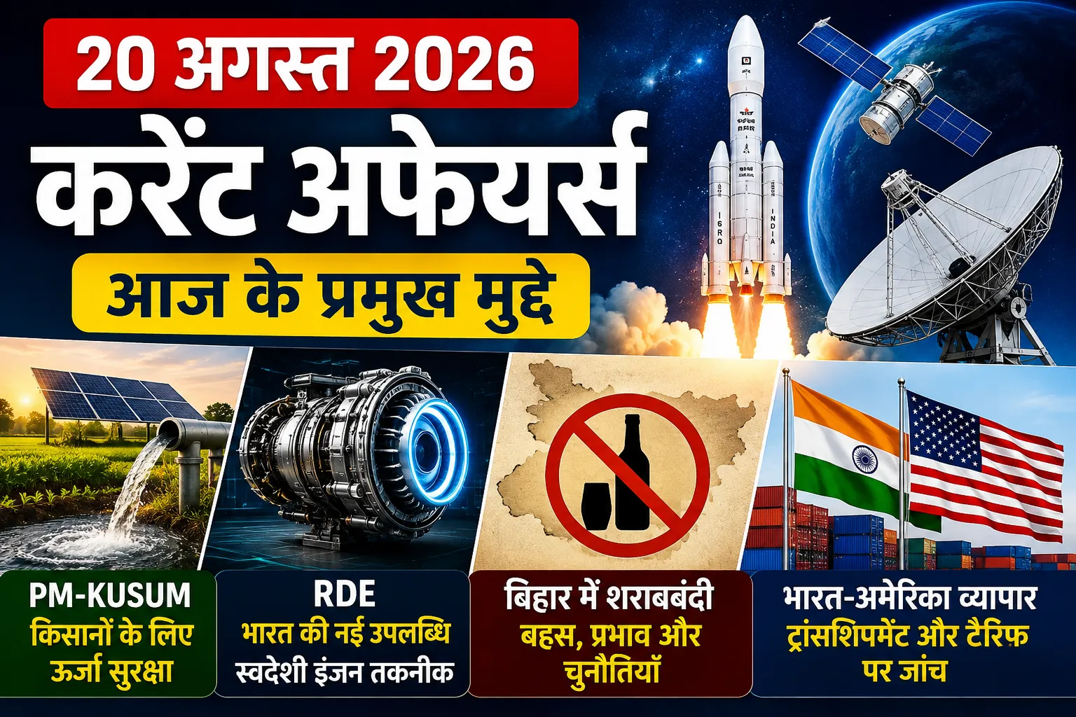 20 अगस्त 2026 करेंट अफेयर्स