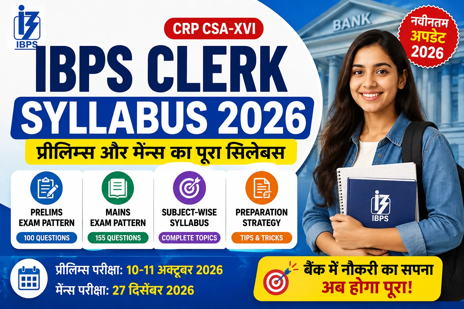 IBPS Clerk Syllabus 2026